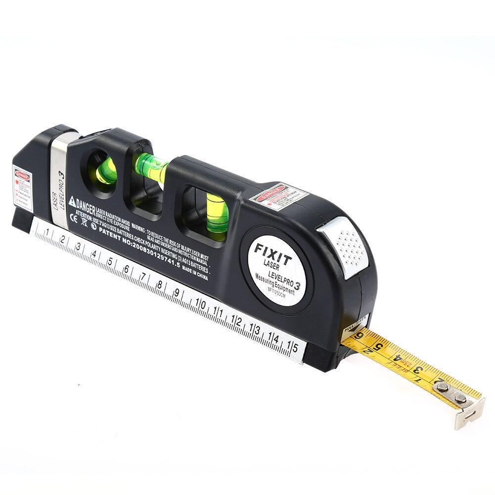 Лазерний рівень Laser Level Pro 3 з рулеткою та лінійкою для точної розмітки | Купити в Україні - Nekasell
