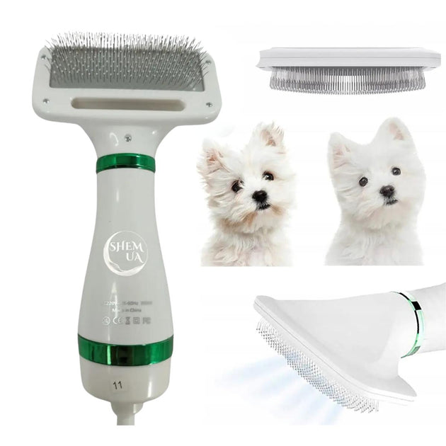 Фен-гребінець для тварин Pet Grooming Dryer WN-10 | 2-в-1 Сушка та Розчісування Шерсті Собак та Котів | Купити в Україні