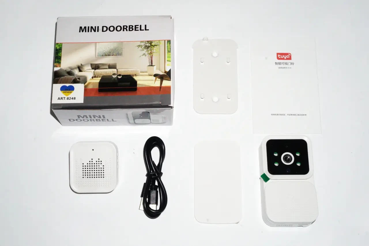 Бездротовий відеодзвінок WiFi Smart Doorbell M6 - Nekasell