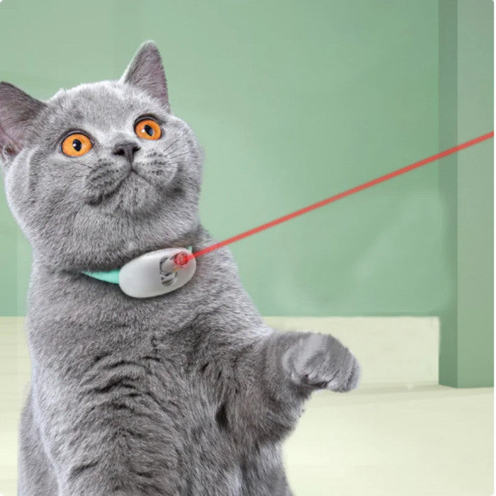 Розумний Лазерний Нашийник для Котів Smart Laser Collar: Автоматична Іграшка з USB Зарядкою - Nekasell