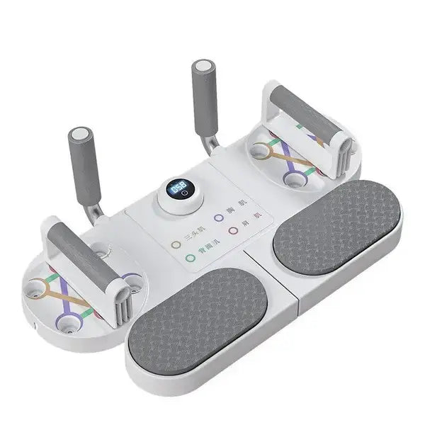 Фітнес-тренажер для пресу 3 в 1 LK202310-17: Дошка для планки, платформа для віджимань, еспандер – Ефективне тренування вдома! - Nekasell