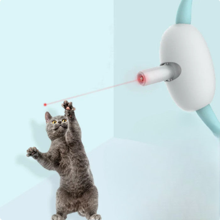 Розумний Лазерний Нашийник для Котів Smart Laser Collar: Автоматична Іграшка з USB Зарядкою - Nekasell