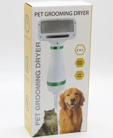 Фен-гребінець для тварин Pet Grooming Dryer WN-10 | 2-в-1 Сушка та Розчісування Шерсті Собак та Котів | Купити в Україні