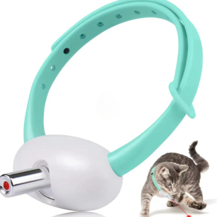 Розумний Лазерний Нашийник для Котів Smart Laser Collar: Автоматична Іграшка з USB Зарядкою - Nekasell
