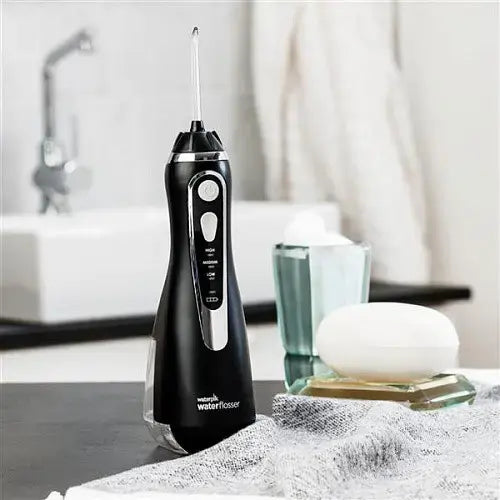 Іригатор Портативний Waterpik Cordless Advanced Water Flosser Black WP-562 – Ідеальне рішення для бездоганної гігієни порожнини рота! - Nekasell