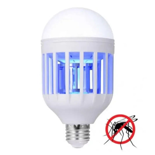 Лампа від Комарів Світлодіодна Zapp Light (E27, ~15W): LED Лампа-Пастка 2в1 від Комах - Nekasell