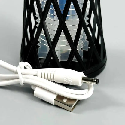 Лампа-Пастка від Комах TX-WD02 Mini 2в1 (Акумулятор 1200mAh): УФ-Знищувач Комарів USB, 14см - Nekasell