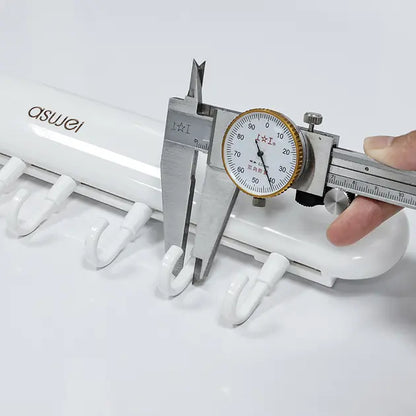 Універсальна настінна вішалка на липучці (планка з гачками) Towel Hook LY-839 | Біла | Без свердління - Nekasell